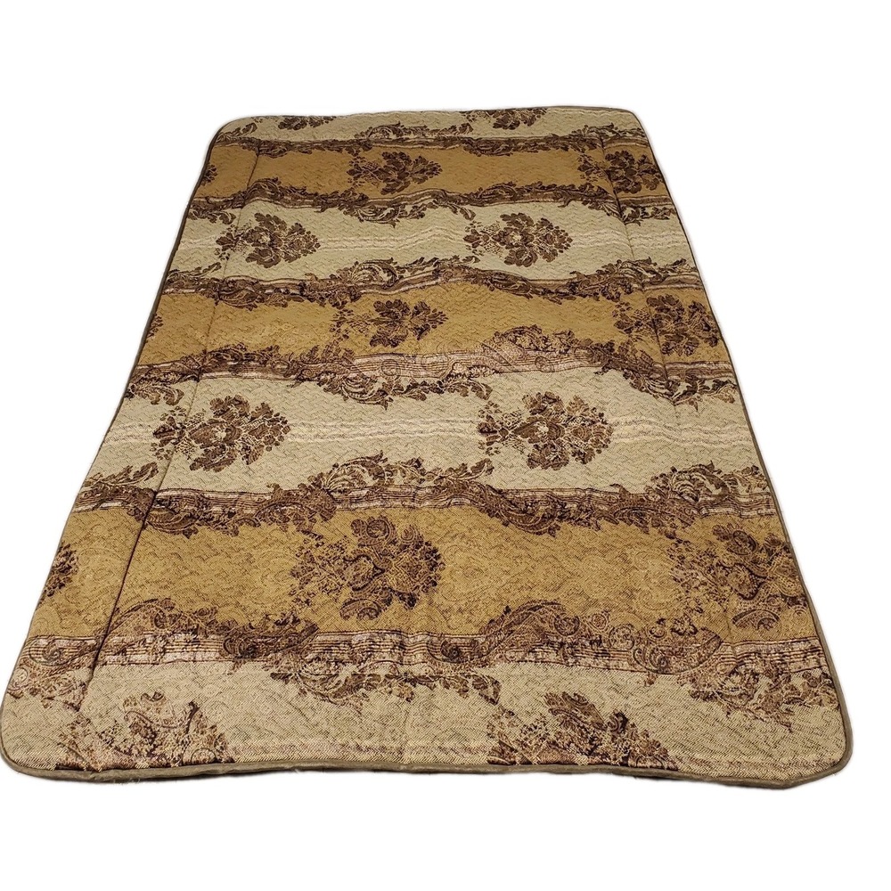 Croscill 1 King Sham St James RN‎ 21857 Piping EUC Gold Brown